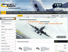 Tablet Screenshot of aircraftsupply.com